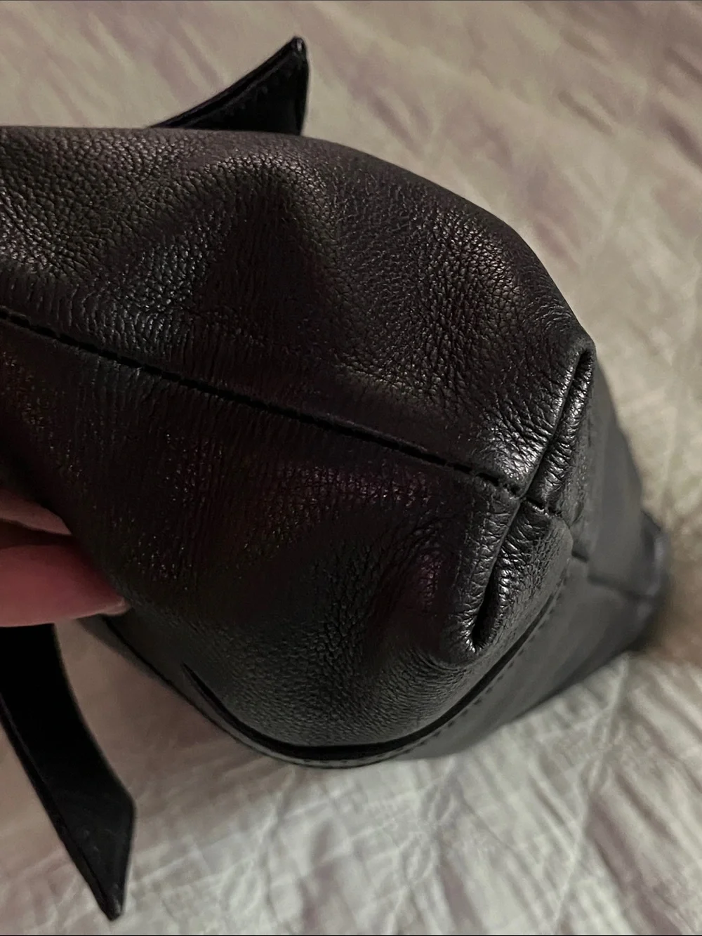 🍓TRADED🍓90s/Y2K EXPRESS Genuine Leather Satchel Handbag